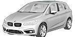 BMW F45 B1A0E Fault Code